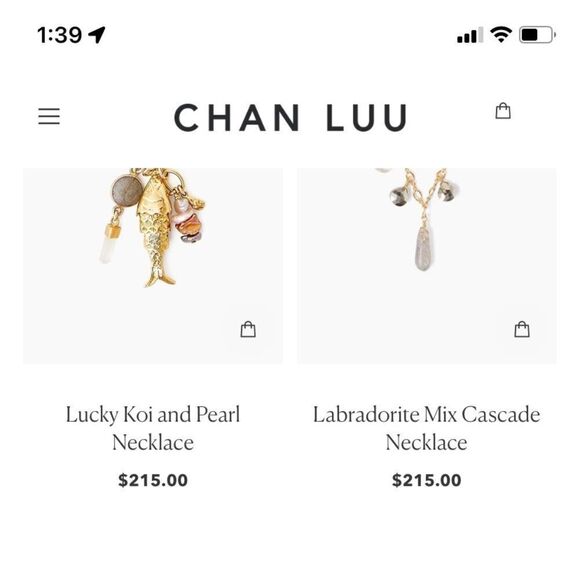 Chan Luu Long Beaded Necklace with Gold Tone Hardware - Picture 7 of 8